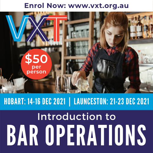 Bar Operations course VXT