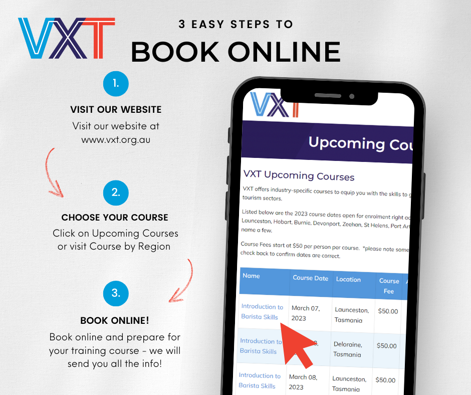 How easy it is to enrol in a VXT course?