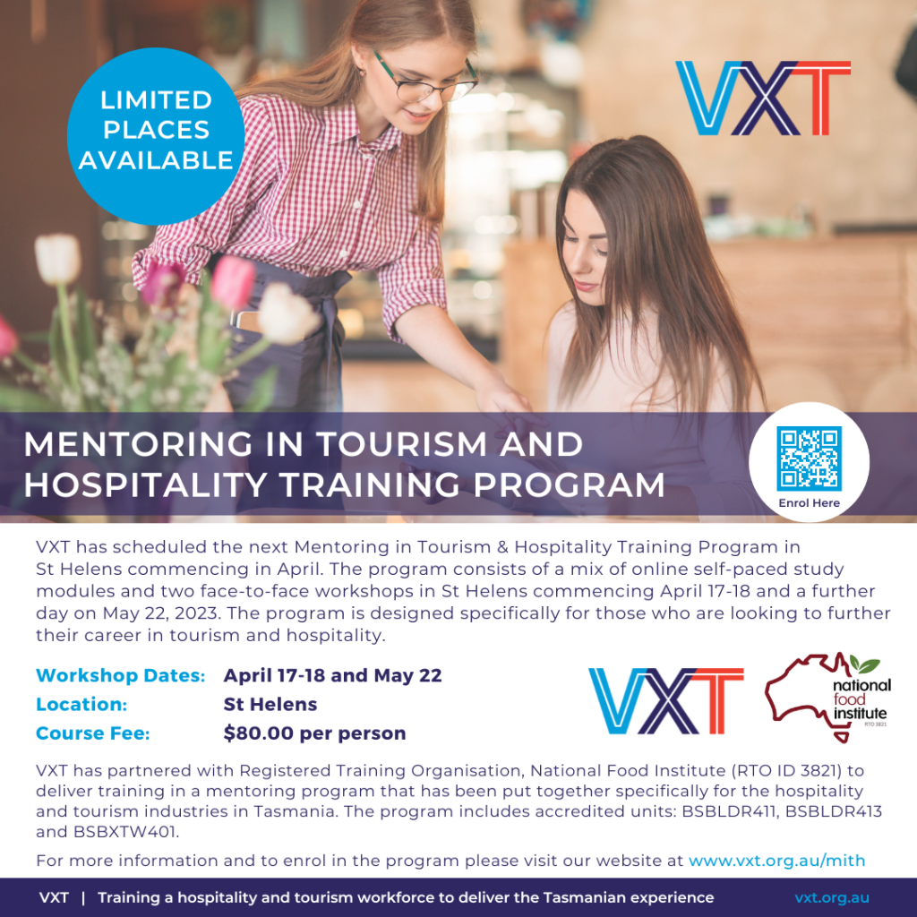 Mentoring in Tourism & Hospitality Training Program