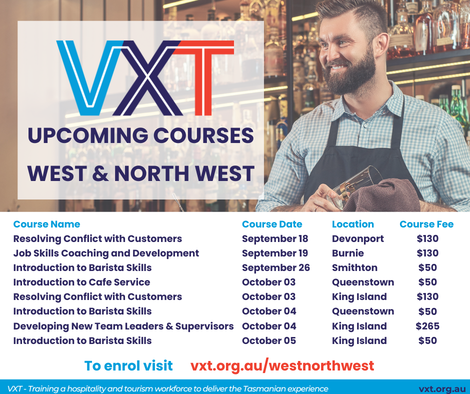 VXT Upcoming Courses_West & North West Region